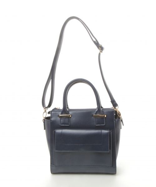 BLISS POINT Womens（ブリスポイント ウイメンズ）の「2WAYスクエアミニボストン（バッグ・レディース・シルバー/イエロー/ネイビー・ONE SIZE）」の7枚目の写真