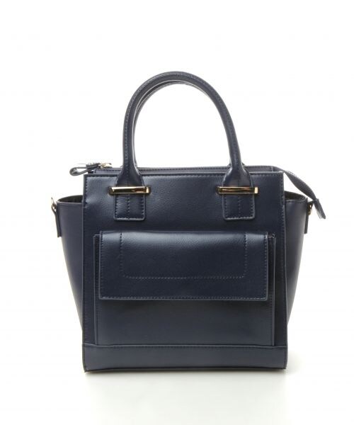 BLISS POINT Womens（ブリスポイント ウイメンズ）の「2WAYスクエアミニボストン（バッグ・レディース・シルバー/イエロー/ネイビー・ONE SIZE）」の4枚目の写真