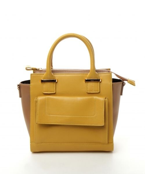 BLISS POINT Womens（ブリスポイント ウイメンズ）の「2WAYスクエアミニボストン（バッグ・レディース・シルバー/イエロー/ネイビー・ONE SIZE）」の3枚目の写真