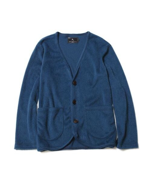 VIRGOwearworks（ヴァルゴウェアワークス）の「LOOSE MOHAIR CARDIGAN ニット モヘア カーディガン（トップス・メンズ・GRAY/AQUA/BLACK・2/3/4）」の2枚目の写真