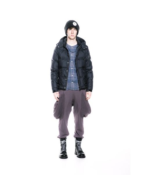 VIRGOwearworks（ヴァルゴウェアワークス）の「BIG CIRCLE KNIT CAP ニットキャップ ビーニー（帽子・メンズ・BLACK/BURGANDY/GRAY）」の5枚目の写真
