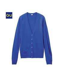 GU（ジーユー）の「（GU）カシミヤタッチVネックカーディガン（長袖