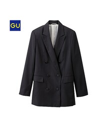 GU | （GU）ダブルテーラードジャケット(ジャケット/アウター)