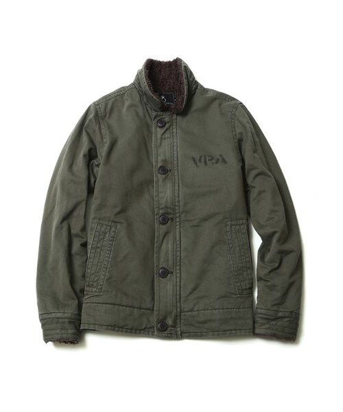 VIRGOwearworks(ヴァルゴウェアワークス)の「VRA N-1 JKT デッキジャケット(ジャケット/アウター・メンズ・KHAKI/NAVY/BLACK・2/3/4)」の2枚目の写真