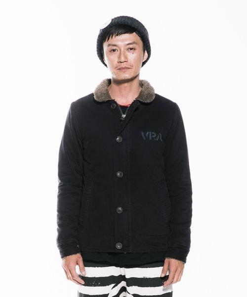 VIRGOwearworks(ヴァルゴウェアワークス)の「VRA N-1 JKT デッキジャケット(ジャケット/アウター・メンズ・KHAKI/NAVY/BLACK・2/3/4)」の1枚目の写真