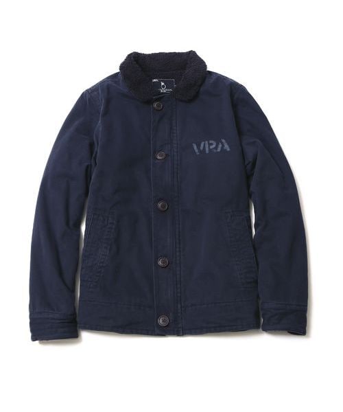 VIRGOwearworks(ヴァルゴウェアワークス)の「VRA N-1 JKT デッキジャケット(ジャケット/アウター・メンズ・KHAKI/NAVY/BLACK・2/3/4)」の3枚目の写真