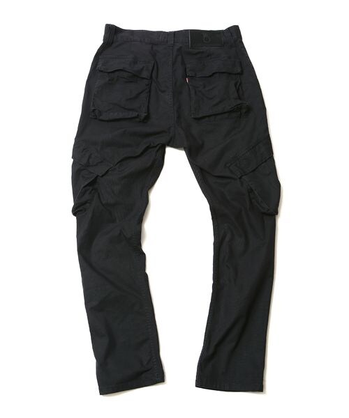 VIRGOwearworks(ヴァルゴウェアワークス)の「FIGHTING STRETCH CARGO サルエル テーパード カーゴパンツ(パンツ・メンズ・KHAKI/NAVY/BLACK・2/3/4)」の5枚目の写真