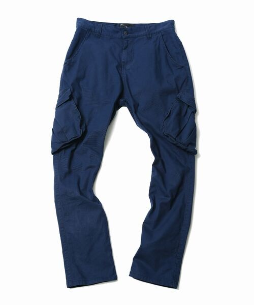 VIRGOwearworks(ヴァルゴウェアワークス)の「FIGHTING STRETCH CARGO サルエル テーパード カーゴパンツ(パンツ・メンズ・KHAKI/NAVY/BLACK・2/3/4)」の3枚目の写真