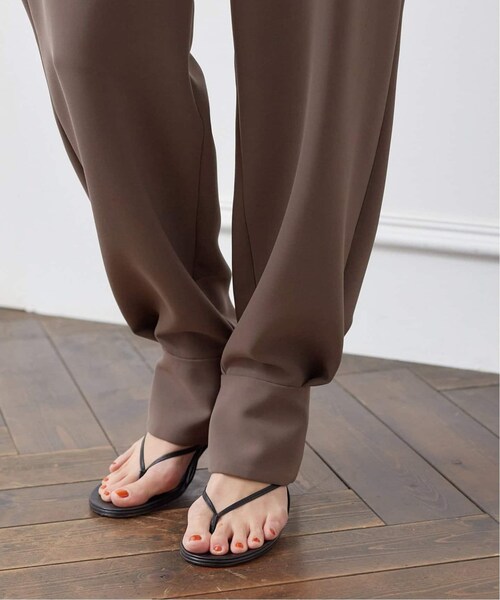 VERMEIL par iena ダブルクロス ジョグ パンツ38サイズブラック VERMEIL par iena（ヴェルメイユパーイエナ）の「《追加予約