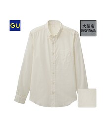 GU | （GU）オックスフォードシャツ（長袖）Ｂ(トップス)