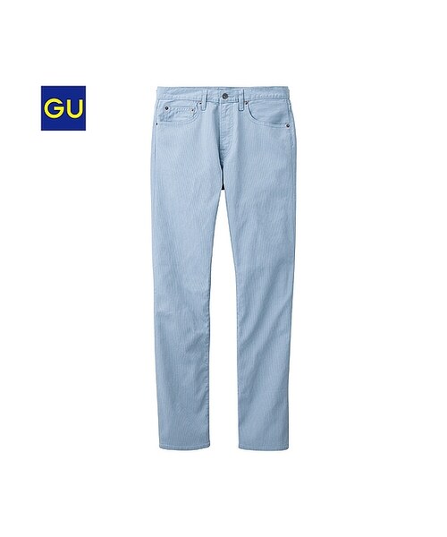 GU（ジーユー）の「（GU）カラーピケパンツ（MEN ⁄ チノ・イージーパンツ・デザインパンツ・メンズ・NATURAL/BLACK/KHAKI/BLUE・L/S/M/XL）」の3枚目の写真
