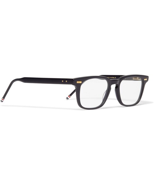 THOM BROWNE（トムブラウン）の「Thom Browne Square-Frame Acetate Optical Glasses（メガネ・メンズ・Blue・One Size）」の2枚目の写真