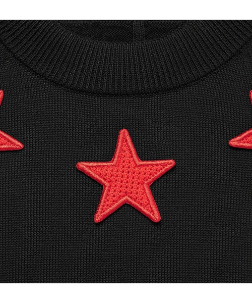 GIVENCHY(ジバンシイ)の「Givenchy Embroidered Star Sweater(ニット/セーター・メンズ・Black・XL/L)」の3枚目の写真