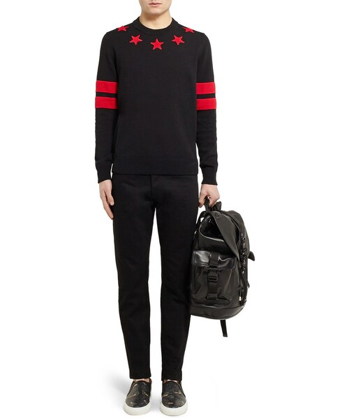 GIVENCHY(ジバンシイ)の「Givenchy Embroidered Star Sweater(ニット/セーター・メンズ・Black・XL/L)」の5枚目の写真