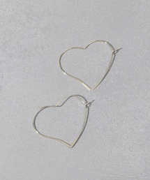 3coins | ハートフープピアス(ピアス（両耳用）)