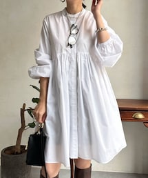 DouDou | SS ギャザーチュニックブラウス(シャツ/ブラウス)