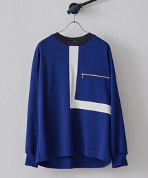 Lui's | 【CULLNI Exclusive / クルニ 】 ポケットZIPカットソー(Tシャツ/カットソー)