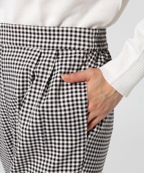 GLOBAL WORK(グローバルワーク)の「ストレッチガラテーパード(パンツ・レディース・ギンガムチェック01/ストライプ02・S/M/L)」の8枚目の写真