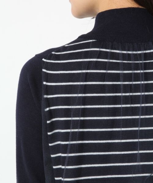 BLISS POINT Womens（ブリスポイント ウイメンズ）の「14ゲージバックチュールニット（トップス・レディース・ホワイト/グリーン/ネイビー・Ｍ/Ｌ）」の12枚目の写真