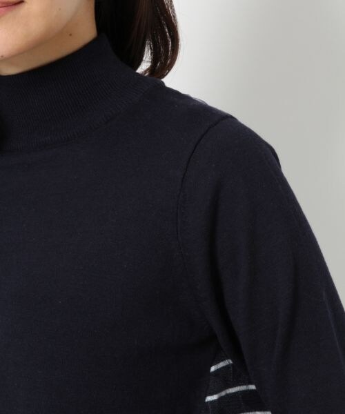 BLISS POINT Womens（ブリスポイント ウイメンズ）の「14ゲージバックチュールニット（トップス・レディース・ホワイト/グリーン/ネイビー・Ｍ/Ｌ）」の8枚目の写真