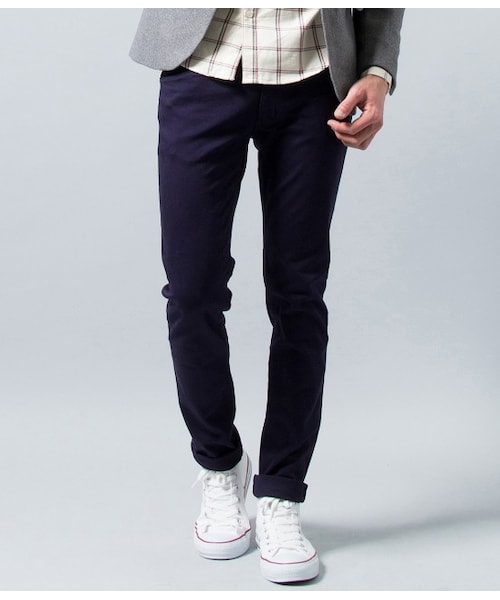 JUNRED（ジュンレッド）の「NEWスキニーパンツ（パンツ・メンズ・ブラック/グレー/ホワイト/ネイビー・0/1/2）」の4枚目の写真