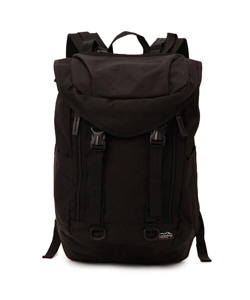 DOUBLE NAME(ダブルネーム)の「BIGリュックサック(ファッション雑貨・レディース・ブラック/オフシロ・FREE)」の1枚目の写真