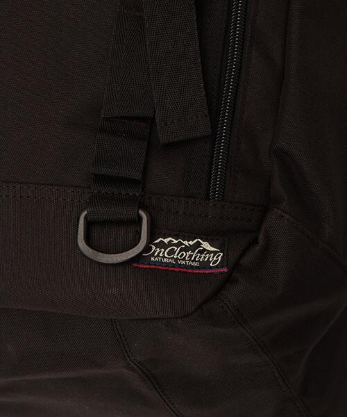 DOUBLE NAME(ダブルネーム)の「BIGリュックサック(ファッション雑貨・レディース・ブラック/オフシロ・FREE)」の8枚目の写真