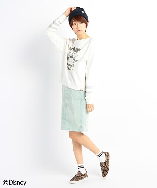DOUBLE NAME（ダブルネーム）の「[Disney]スウェットトップス(ミッキー)（トップス・レディース・オフシロ・FREE）」の5枚目の写真