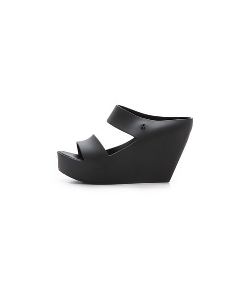 melissa（メリッサ）の「Melissa Creative Wedge Sandals（サンダル・レディース・Black・5/6/10/8/7/9）」の2枚目の写真