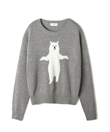 LOVFEE | La petite 搖擺北極熊針織長袖上衣(トップス)