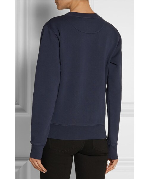 Acne Studios（アクネストゥディオズ）の「Acne Studios Vernina cotton-blend sweatshirt（スウェット・レディース・Blue・large/x small/medium/small）」の5枚目の写真