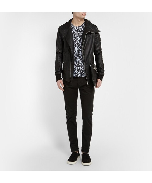 BALENCIAGA（バレンシアガ）の「Balenciaga Printed Cotton-Jersey T-Shirt（Tシャツ/カットソー・メンズ・White・L/XS/S/M/XL）」の4枚目の写真