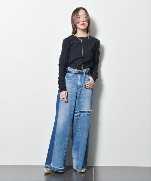 CITYSHOP(シティーショップ)の「《予約》HIGH TENSION HOLE TEE:カットソー(トップス・ブラック/(001)/フリー/在庫あり)」の4枚目の写真