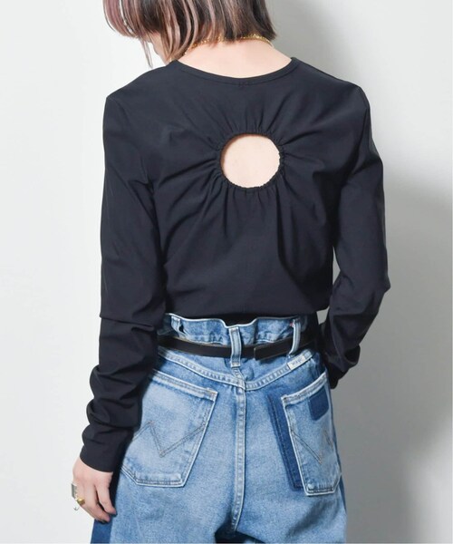 CITYSHOP(シティーショップ)の「《予約》HIGH TENSION HOLE TEE:カットソー(トップス・ブラック/(001)/フリー/在庫あり)」の3枚目の写真