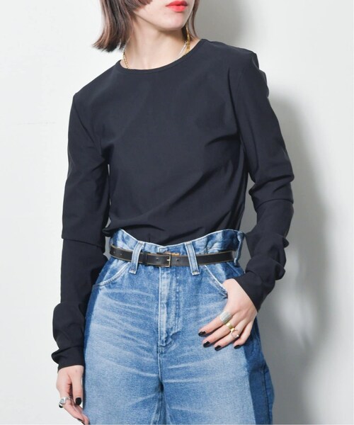 CITYSHOP(シティーショップ)の「《予約》HIGH TENSION HOLE TEE:カットソー(トップス・ブラック/(001)/フリー/在庫あり)」の1枚目の写真