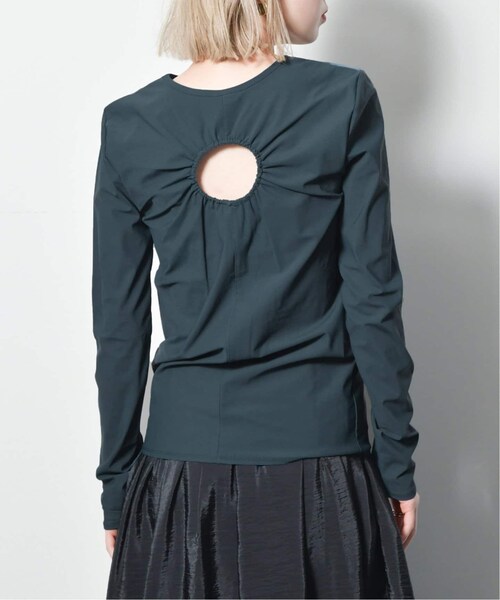 CITYSHOP(シティーショップ)の「《予約》HIGH TENSION HOLE TEE:カットソー(トップス・ブラック/(001)/フリー/在庫あり)」の2枚目の写真