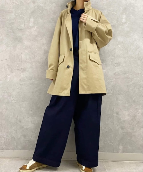 ジャーナルスタンダード コート セール】【j.s.homestead】Li/N/C WEATHER MORTER コート（ステン