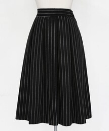 DHOLIC | ピンストライプAラインミディフレアスカート(スカート)
