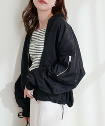 natural couture（ナチュラルクチュール）の「ショートMA-1（ブルゾン・レディース）」