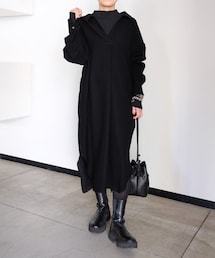 OUVRAGE CLASSE | スキッパープルオーバーワンピース(ワンピース)