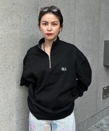 CIAOPANIC（チャオパニック）の「【2023SSアイテム】ハーフジップ裏毛スウェット（Tシャツ/カットソー・レディース）」