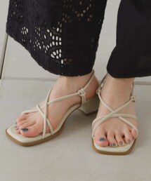 Kastane | 細ヒモヒールサンダル(サンダル)