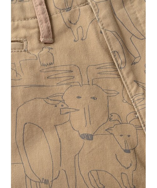 Ne-net（ネネット）の「メンズ アニマルボトム / パンツ（パンツ・メンズ・beige/multi・03）」の4枚目の写真