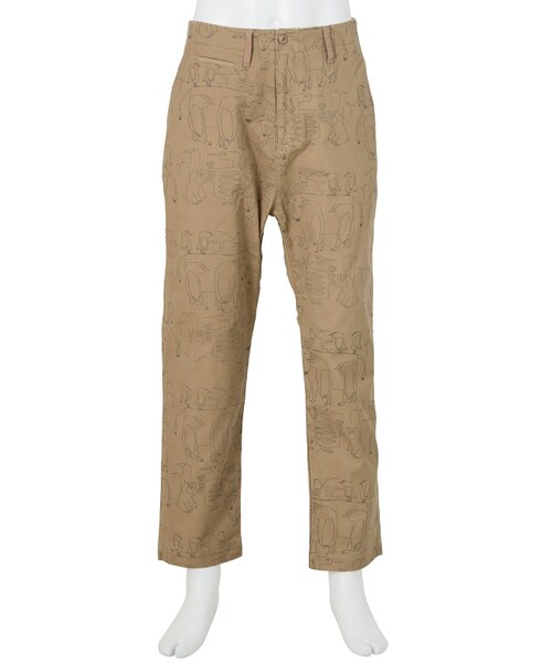 Ne-net（ネネット）の「メンズ アニマルボトム / パンツ（パンツ・メンズ・beige/multi・03）」の8枚目の写真