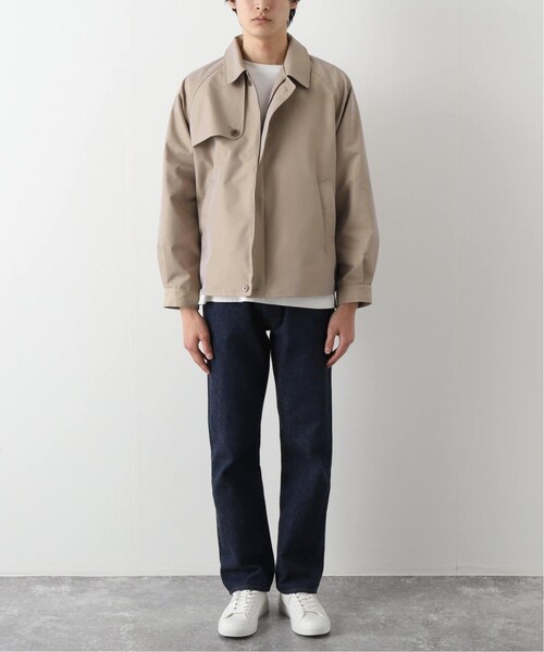 417 EDIFICE(フォーワンセブンエディフィス)の「ショートトレンチブルゾン(ジャケット/アウター・ベージュ/(027)/M/在庫あり/L)」の3枚目の写真