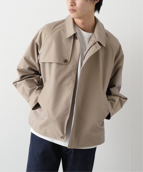 417 EDIFICE(フォーワンセブンエディフィス)の「ショートトレンチブルゾン(ジャケット/アウター・ベージュ/(027)/M/在庫あり/L)」の1枚目の写真