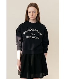 AMONG（アマング）の「[23SS] A BACK RIBBON SWEATSHIRT_NAVY（その他）」