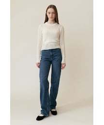 AMONG（アマング）の「[23SS] A CABLE RIBBON KNIT TOP_IVORY（その他）」