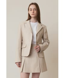 AMONG（アマング）の「[23SS] A TWILL COTTON SINGLE JACKET_CREAM（その他）」