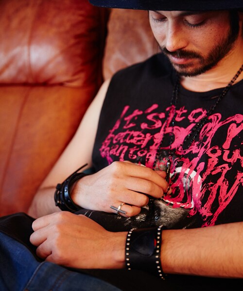 glamb（グラム）の「Herbert bracelet（アクセサリー・メンズ・Leather・Free）」の18枚目の写真